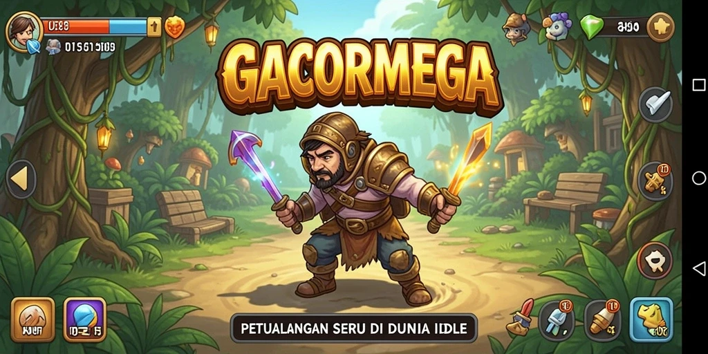 Tampilan gameplay GACORMEGA yang seru dan interaktif.