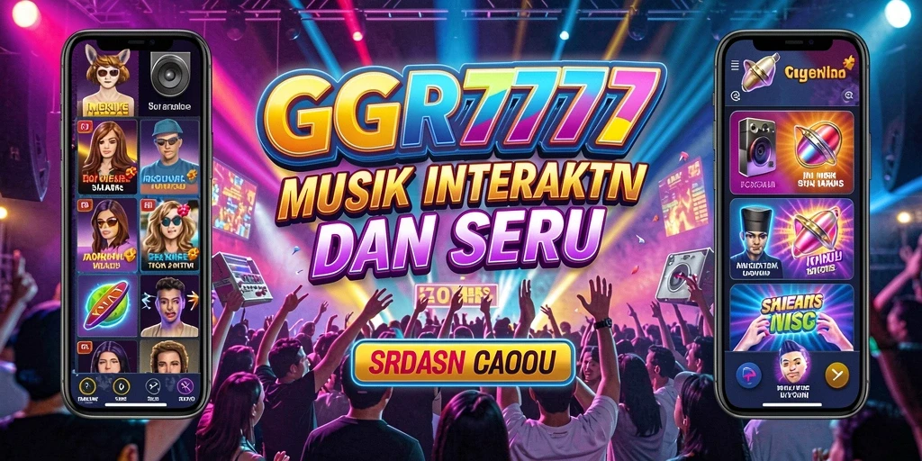 Screenshot utama GGR7777 menampilkan gameplay seru dalam memilih lagu.