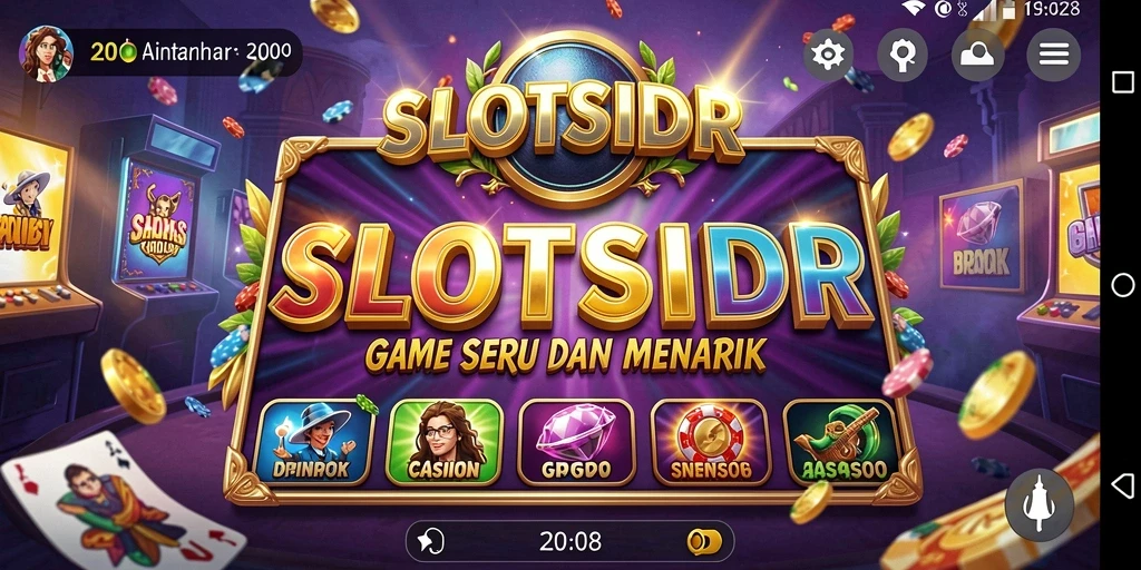 Tampilan gameplay SLOTSIDR yang menarik dan menghibur.